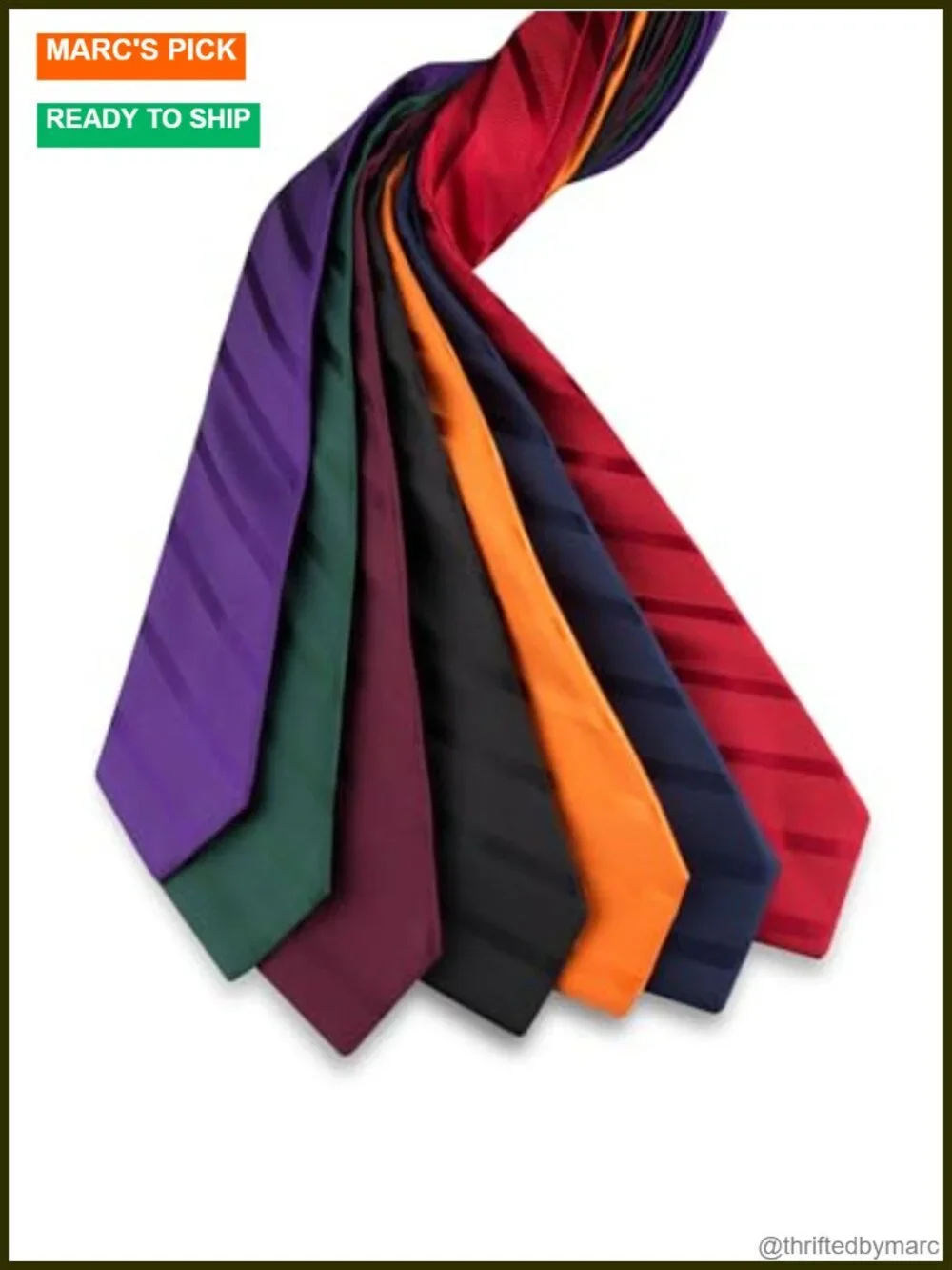 Classic Textured Tonal Stripe Tie - Polyester/Silk, Self Tie, 57